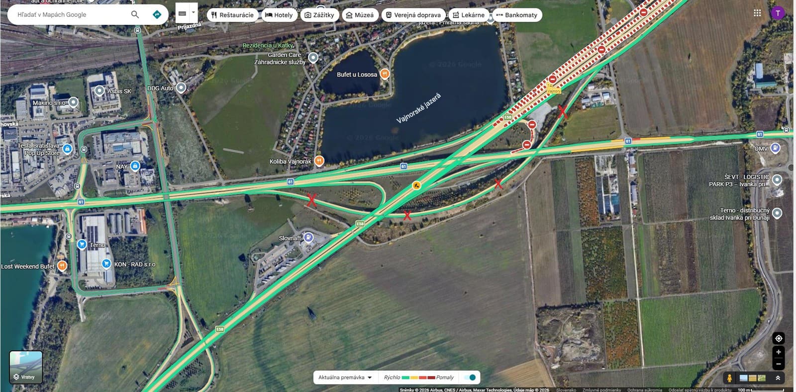 Veľká uzávera D1 pri