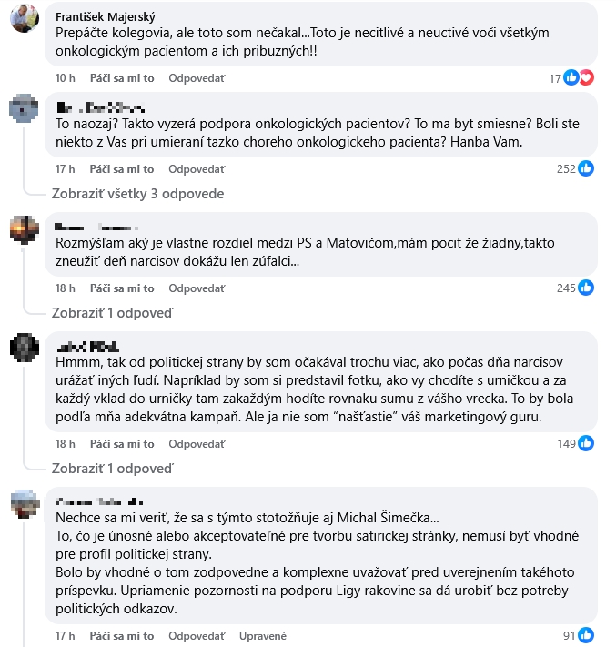 Nevydarený žart PS na