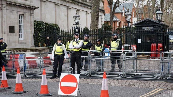 Poplach v centre Londýna