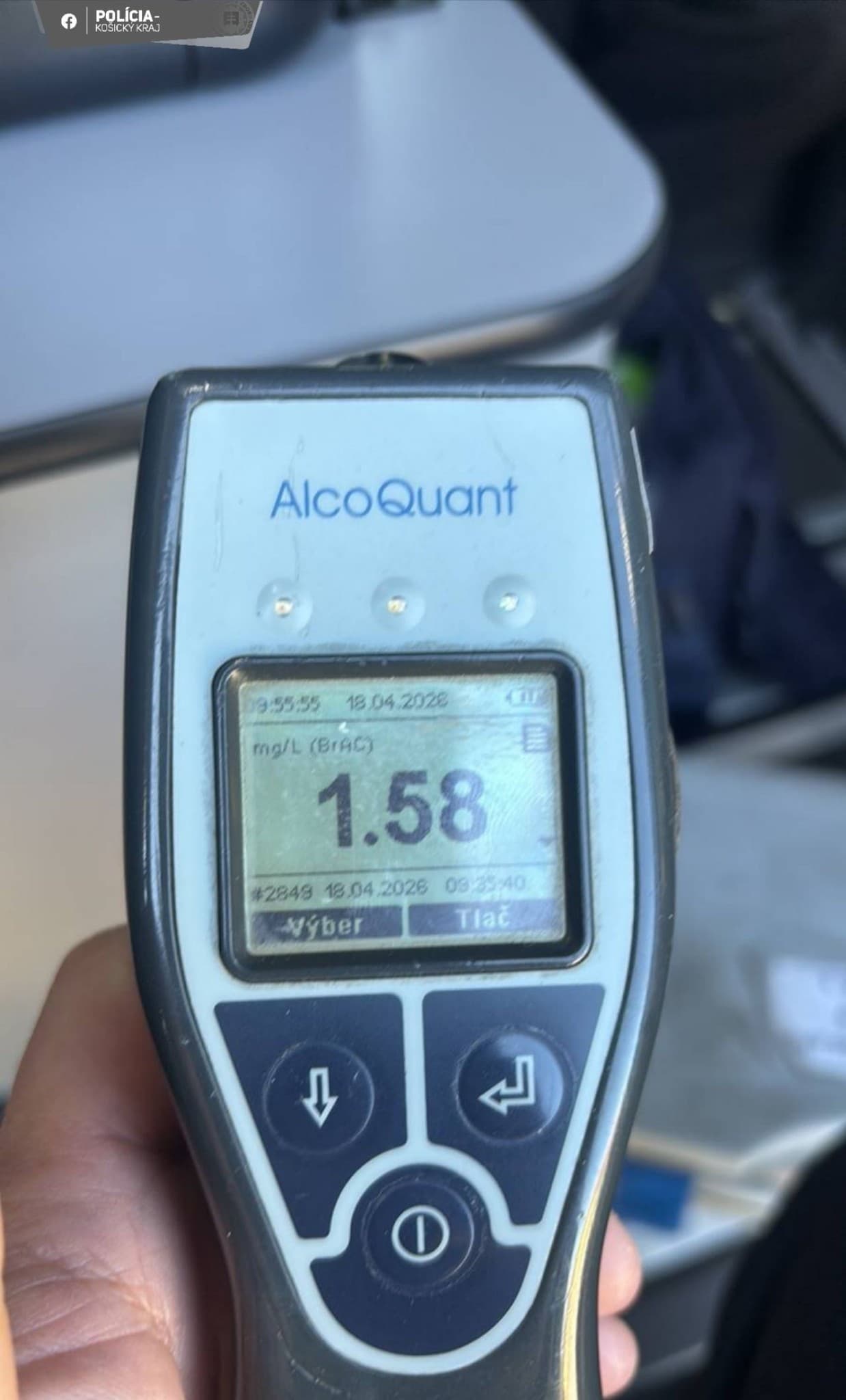 Polícia zastavila nezodpovedného muža