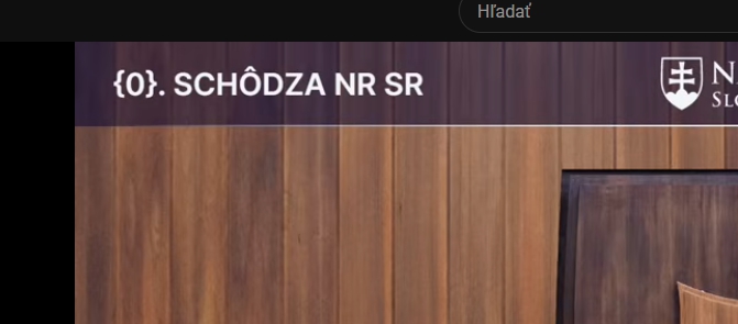 Technická PORUCHA v parlamente: