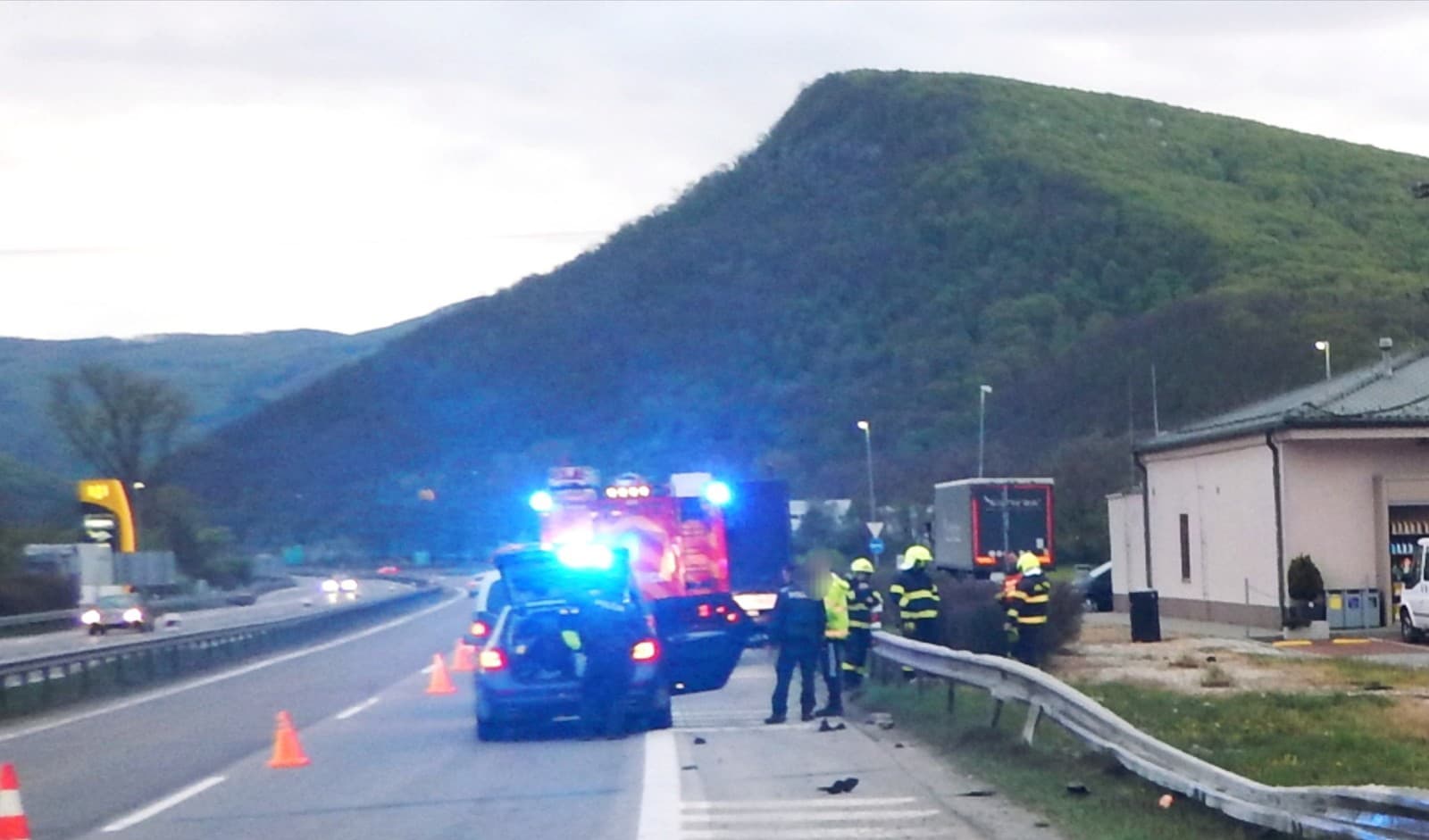 Opitý vodič nákladného auta