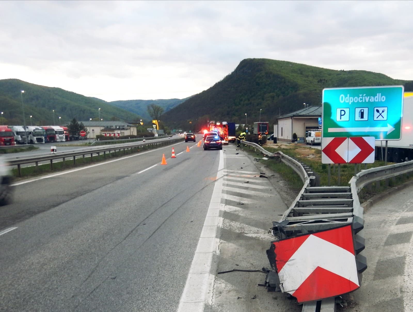 Opitý vodič nákladného auta