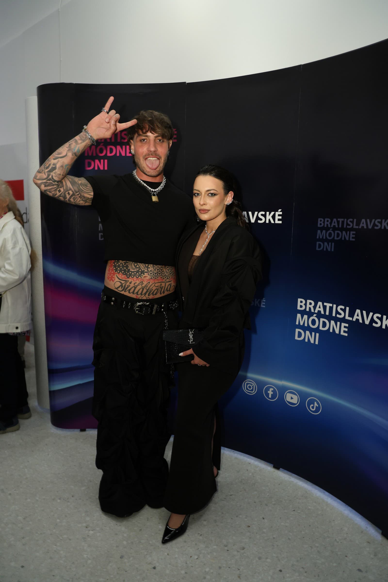 Tomy Kotty s partnerkou Veronikou Petruchovou, Bratislavské módne dni 2026