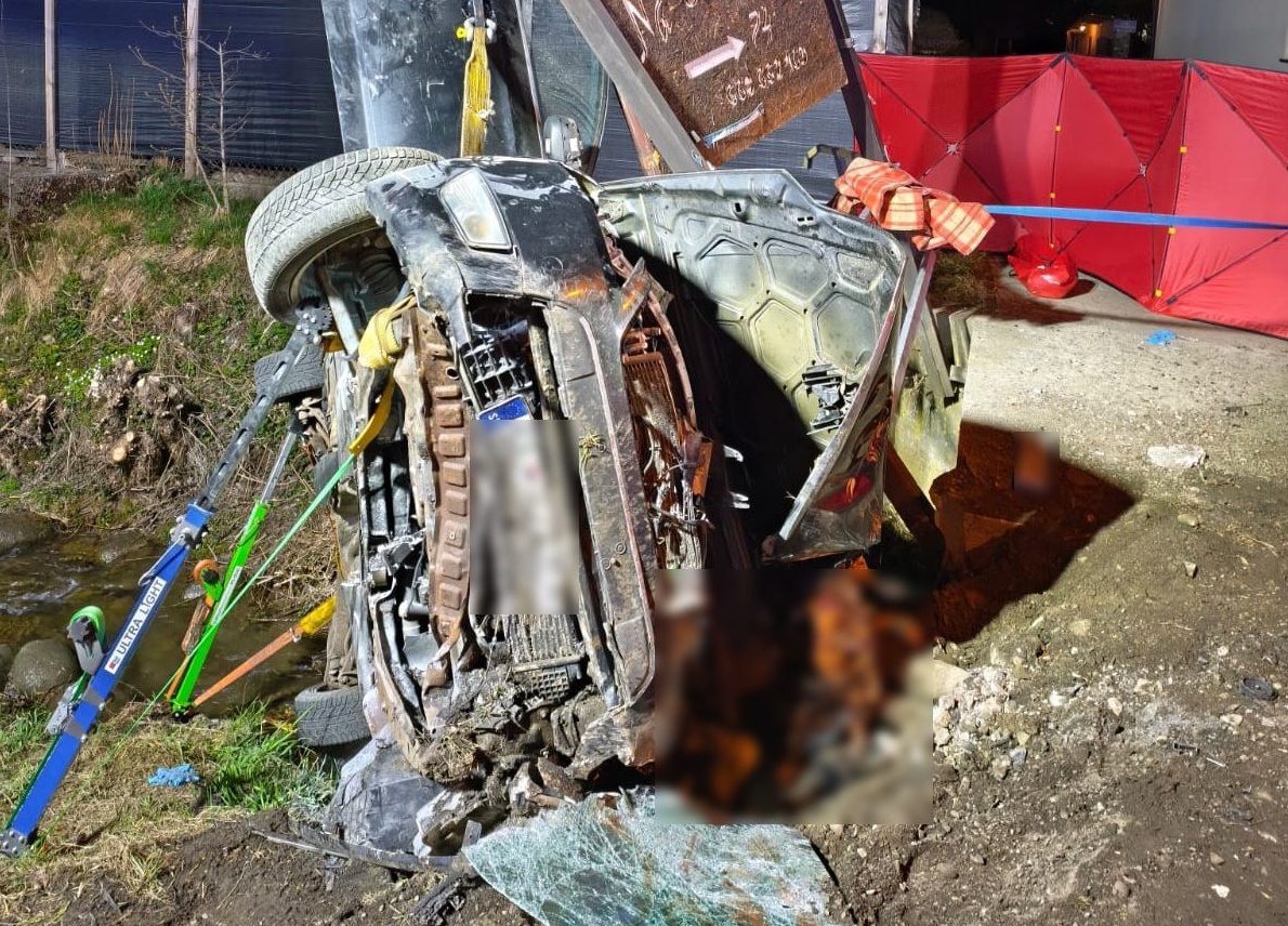 Desivá nehoda tesne za