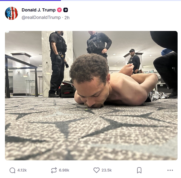 PRVÉ FOTO strelca z