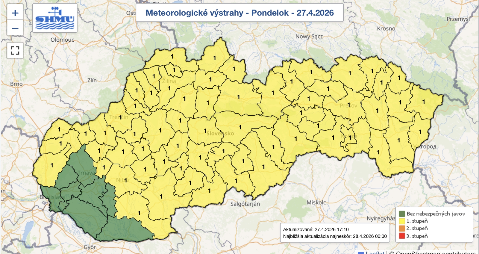 Mrazivé noci neustávajú: Na