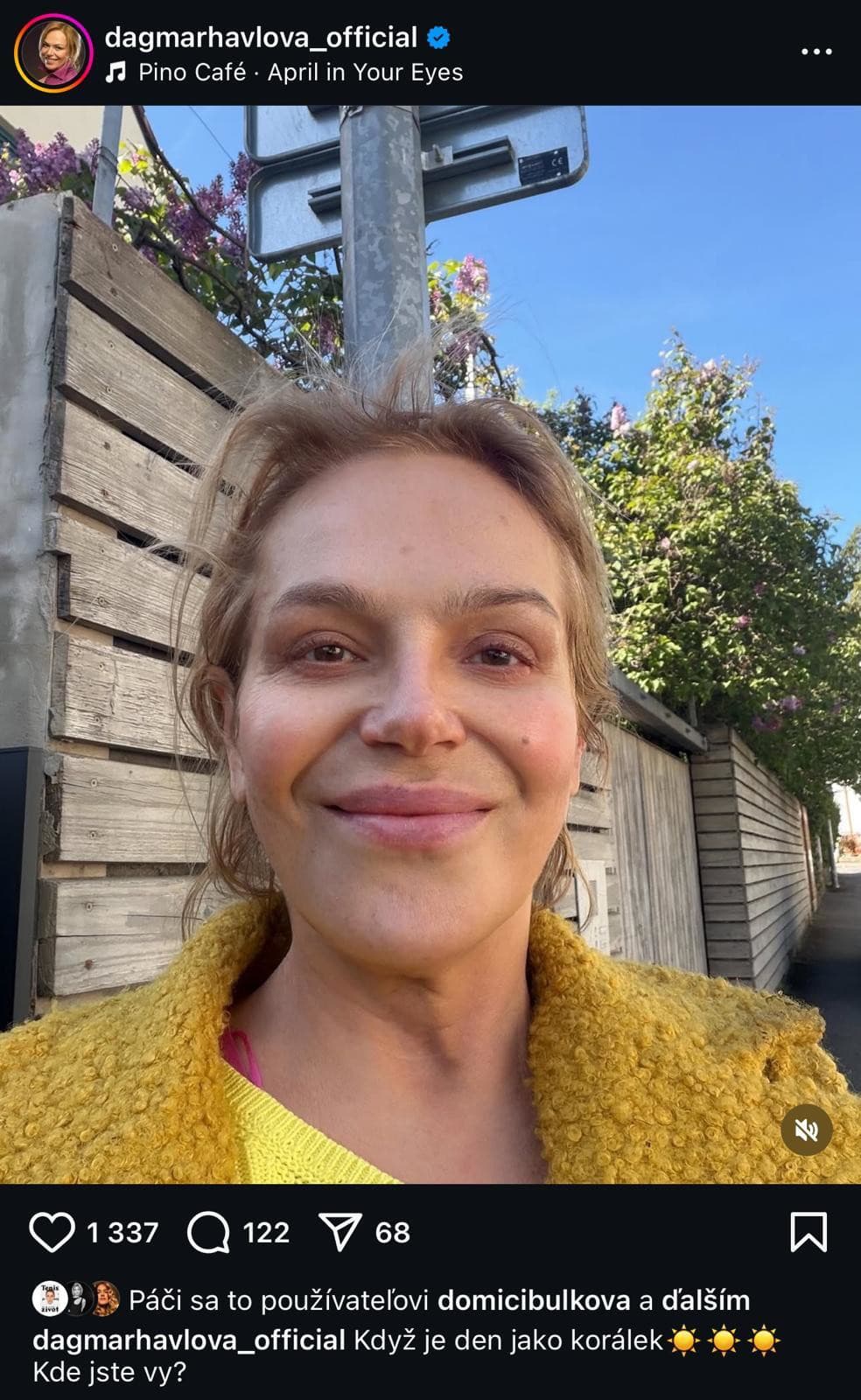 Dagmar Havlová bez mejkapu.