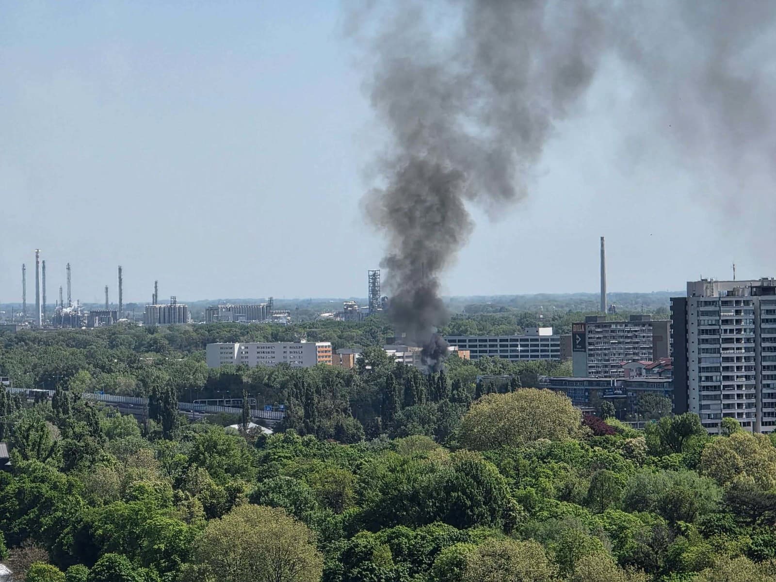 PRÁVE TERAZ Požiar v