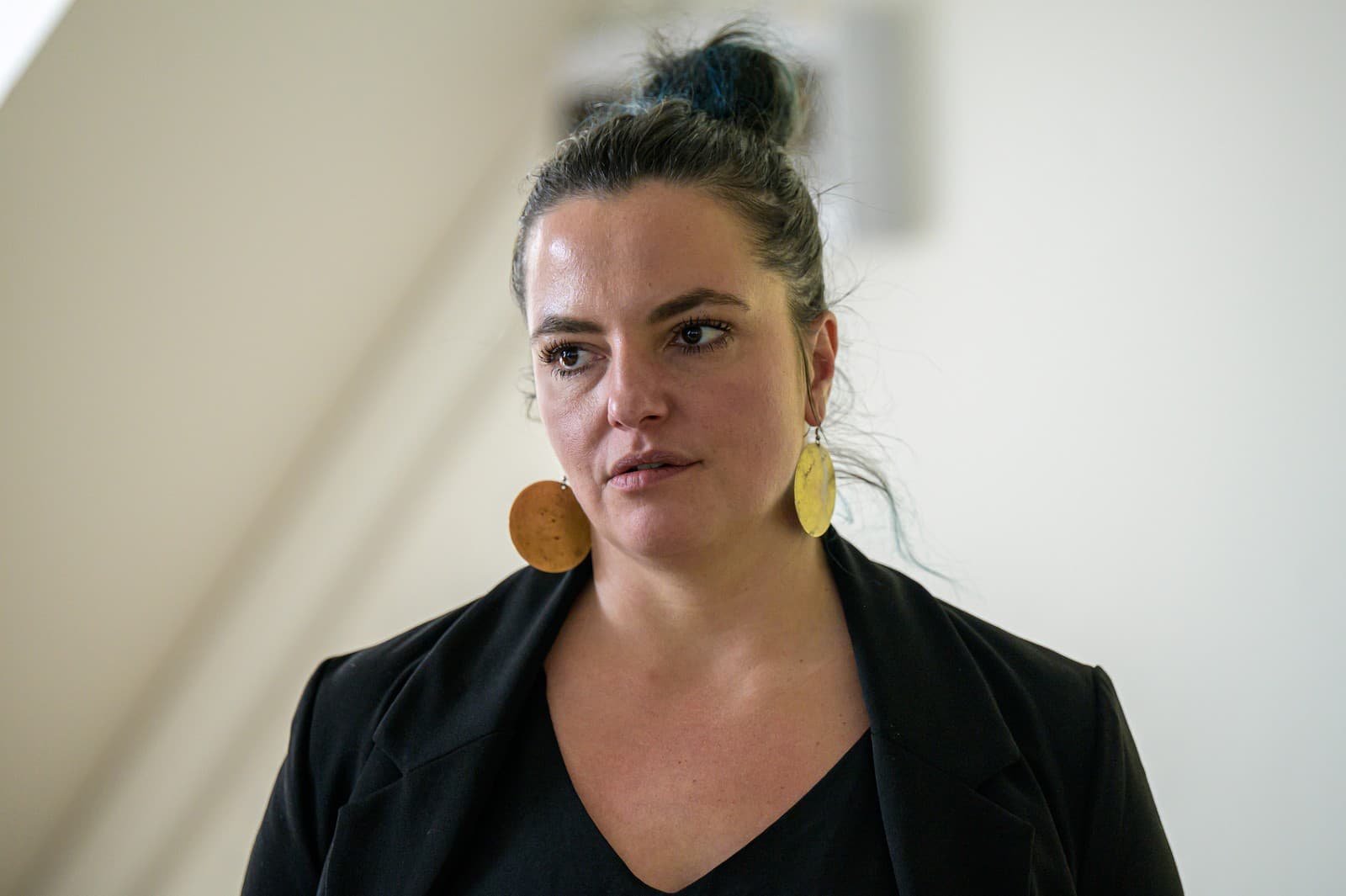 Na snímke školská psychologička na Gymnáziu Jána Adama Raymana v Prešove Viera Škopová.