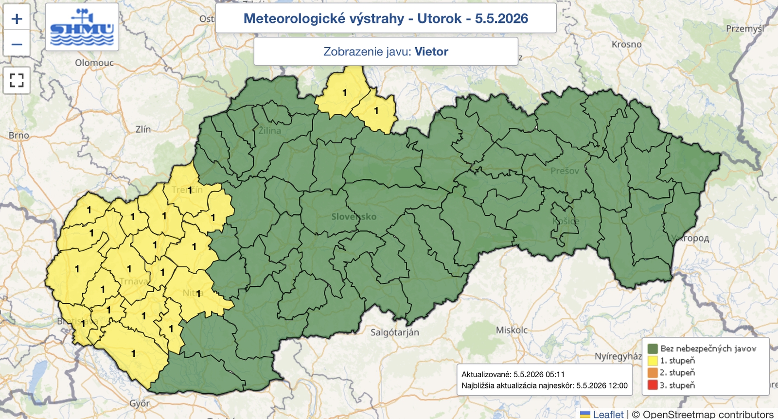 Meteorológovia upozorňujú: Silno bude