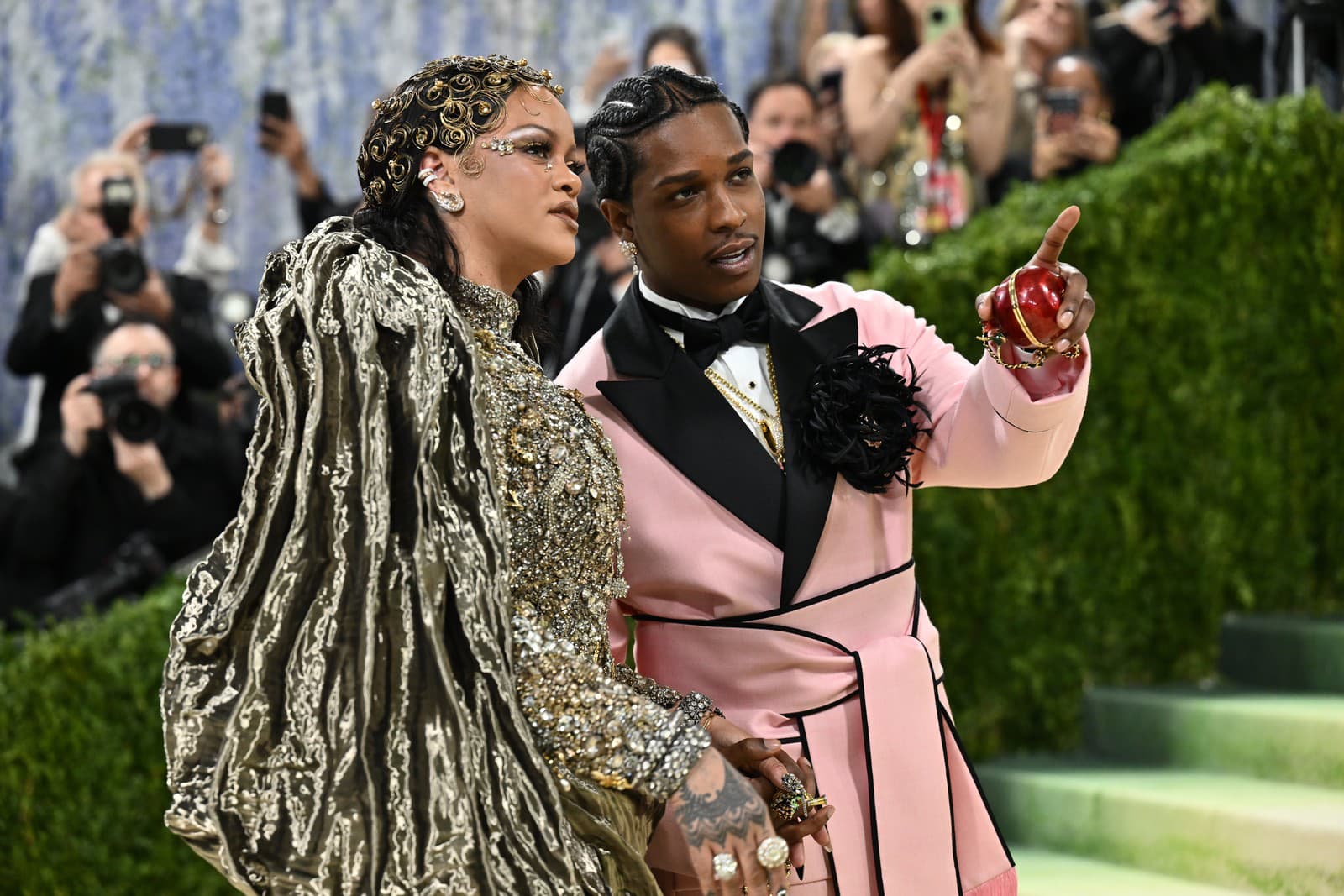 Móda z Met Gala, ASAP Rocky, Rihanna