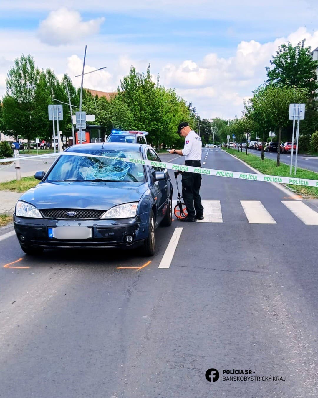 Nehoda v Lučenci: Auto