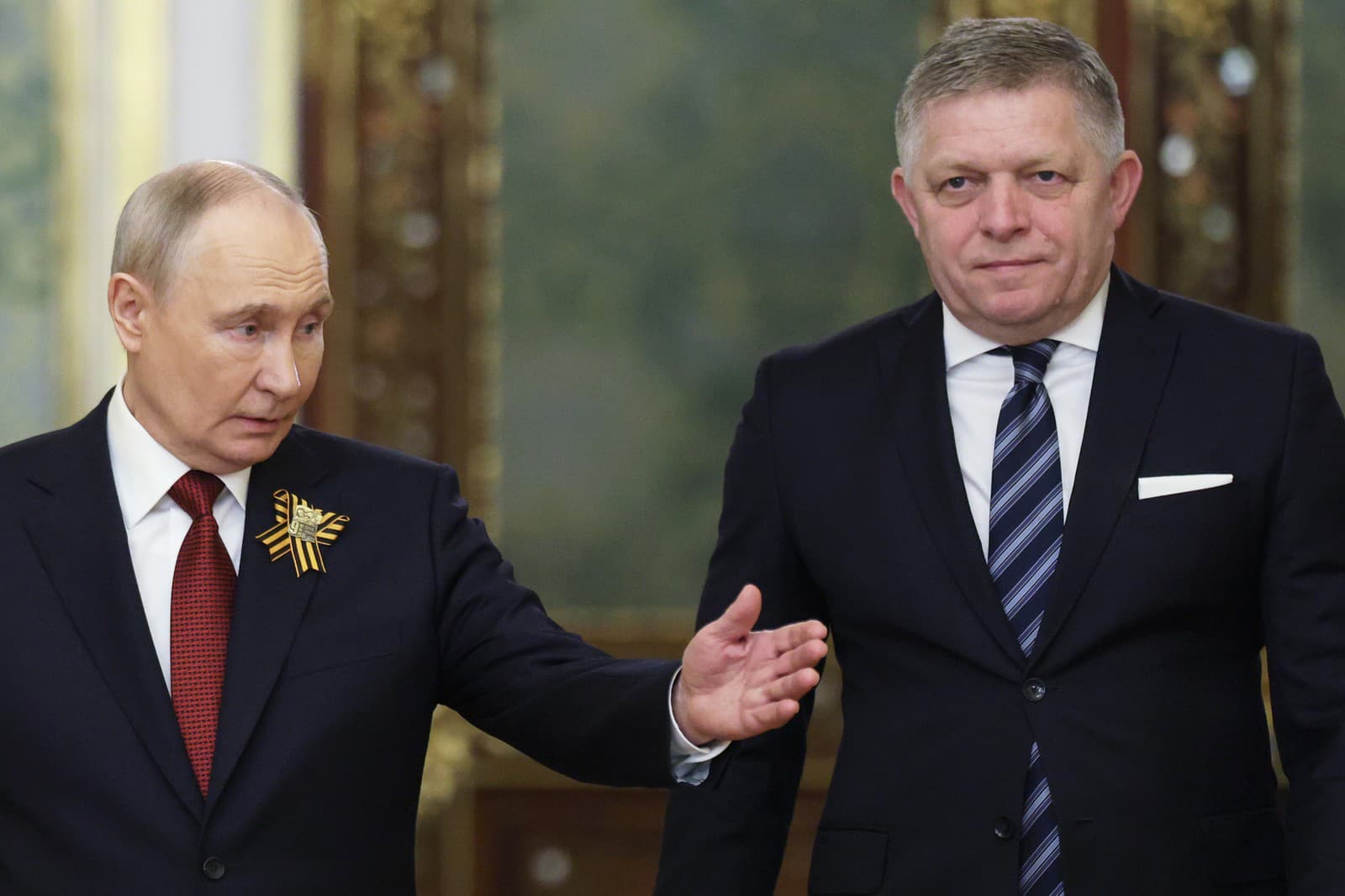 Vladimir Putin a Robert Fico