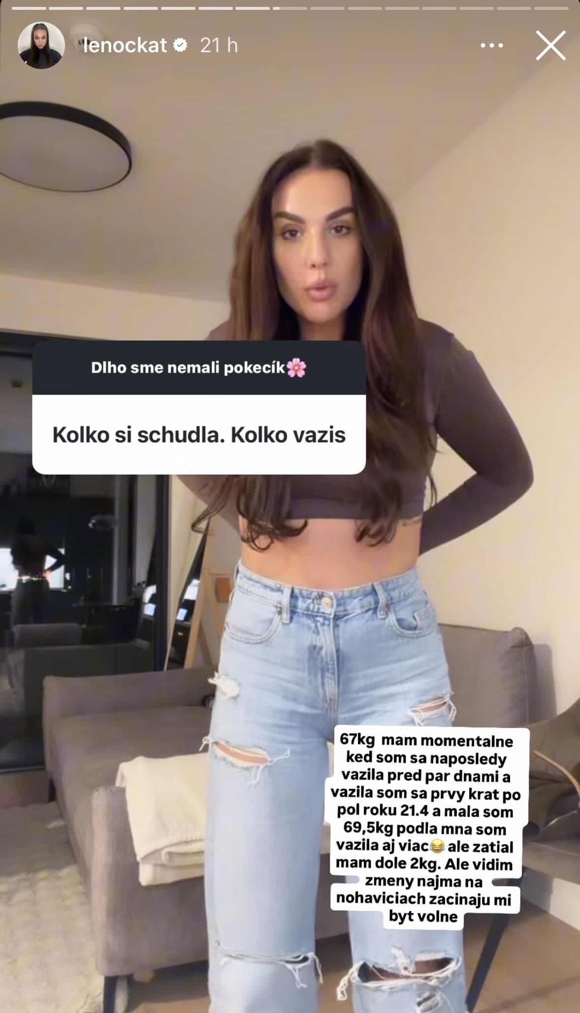 Detaily chudnutia známej Slovenky: