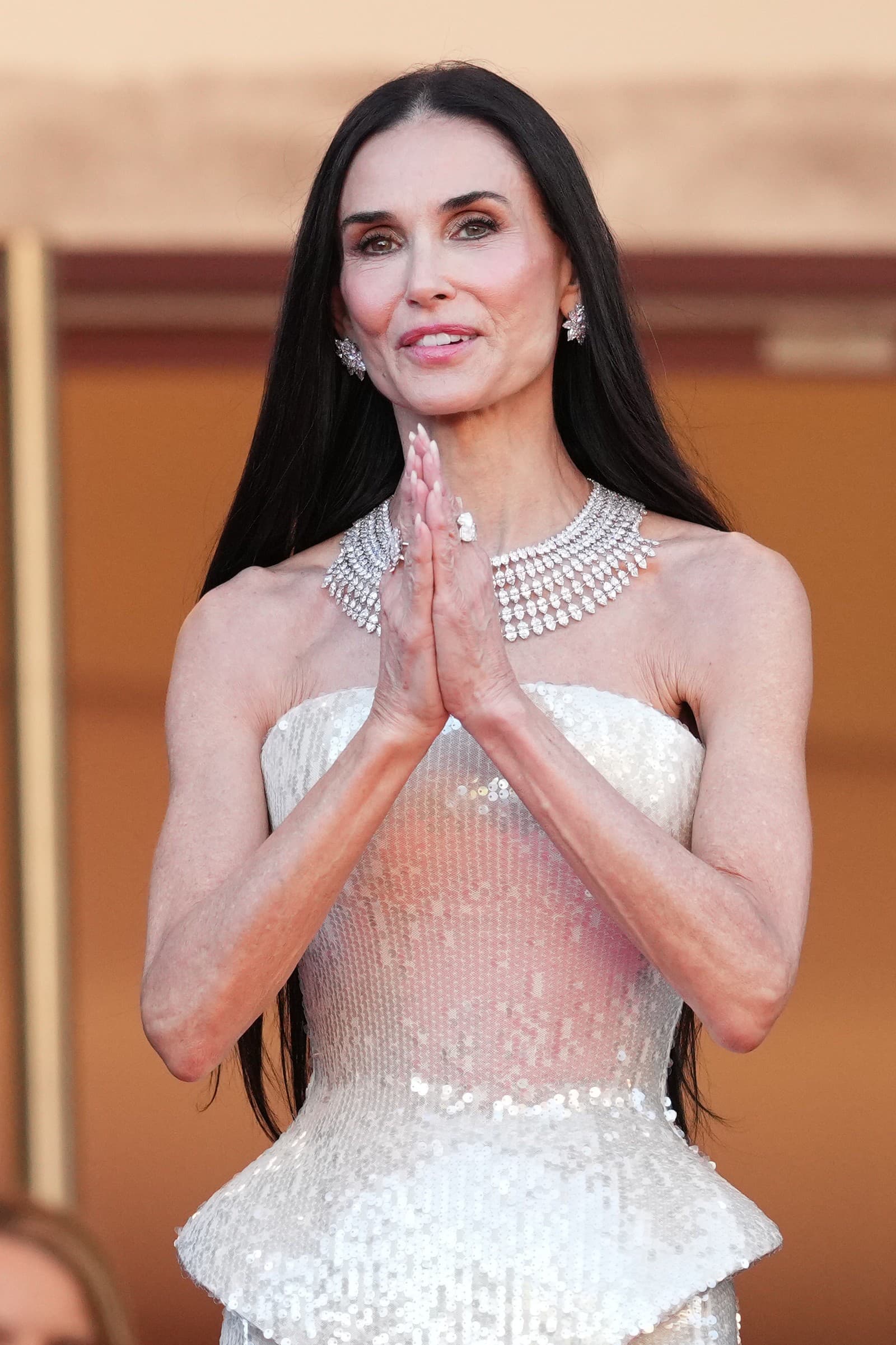 Demi Moore v Cannes