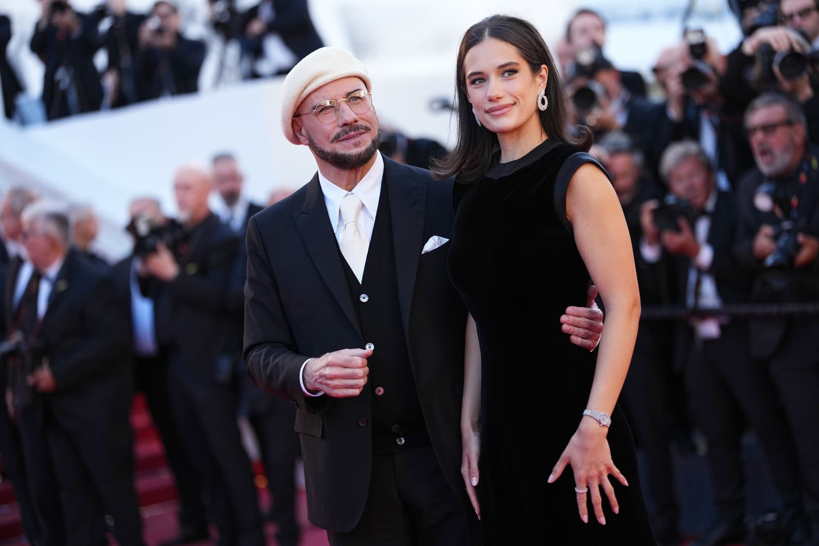 John Travolta a  Ella Bleu Travolta v Cannes 2026