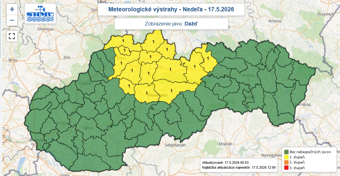 V niektorých lokalitách, najmä