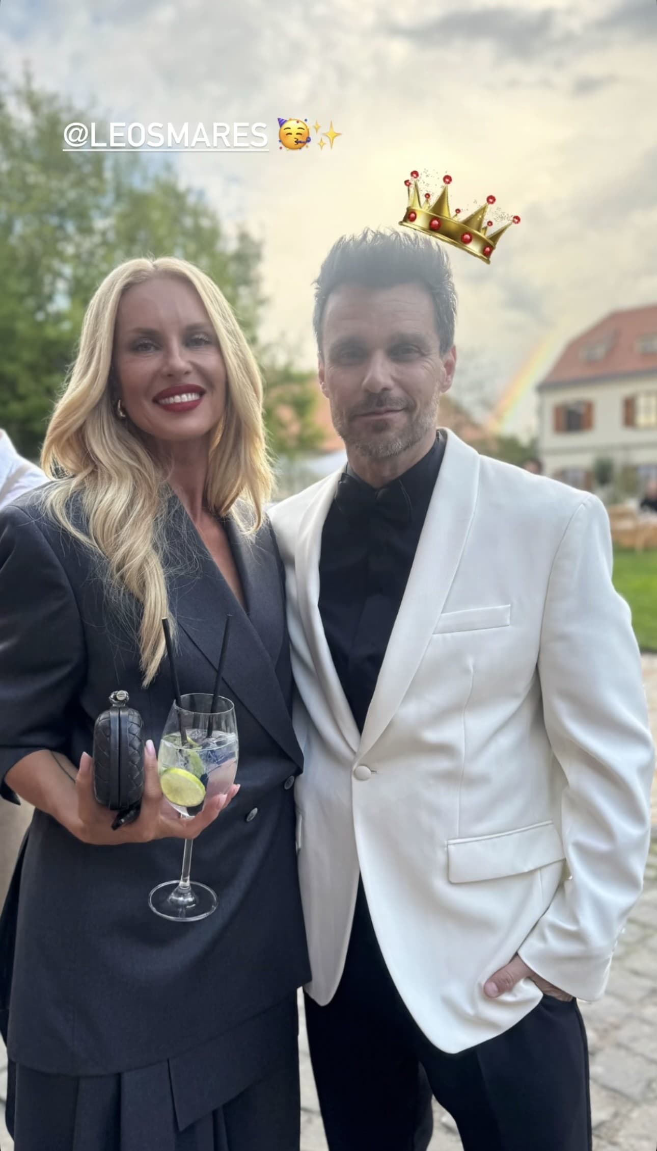 Oslava 50. narodenín moderátora Leoša Mareša, Simona Krainová a Leoš
