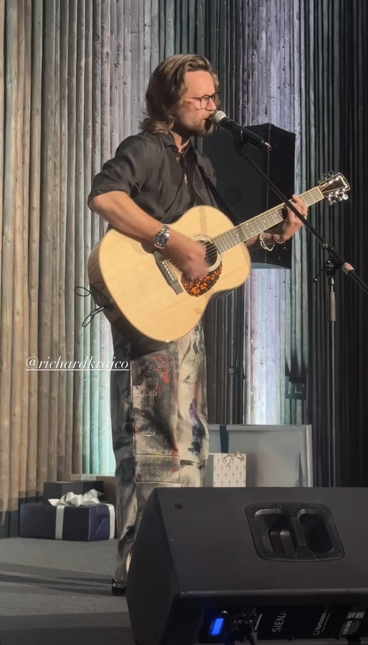 Oslava 50. narodenín moderátora Leoša Mareša, Richard Krajčo