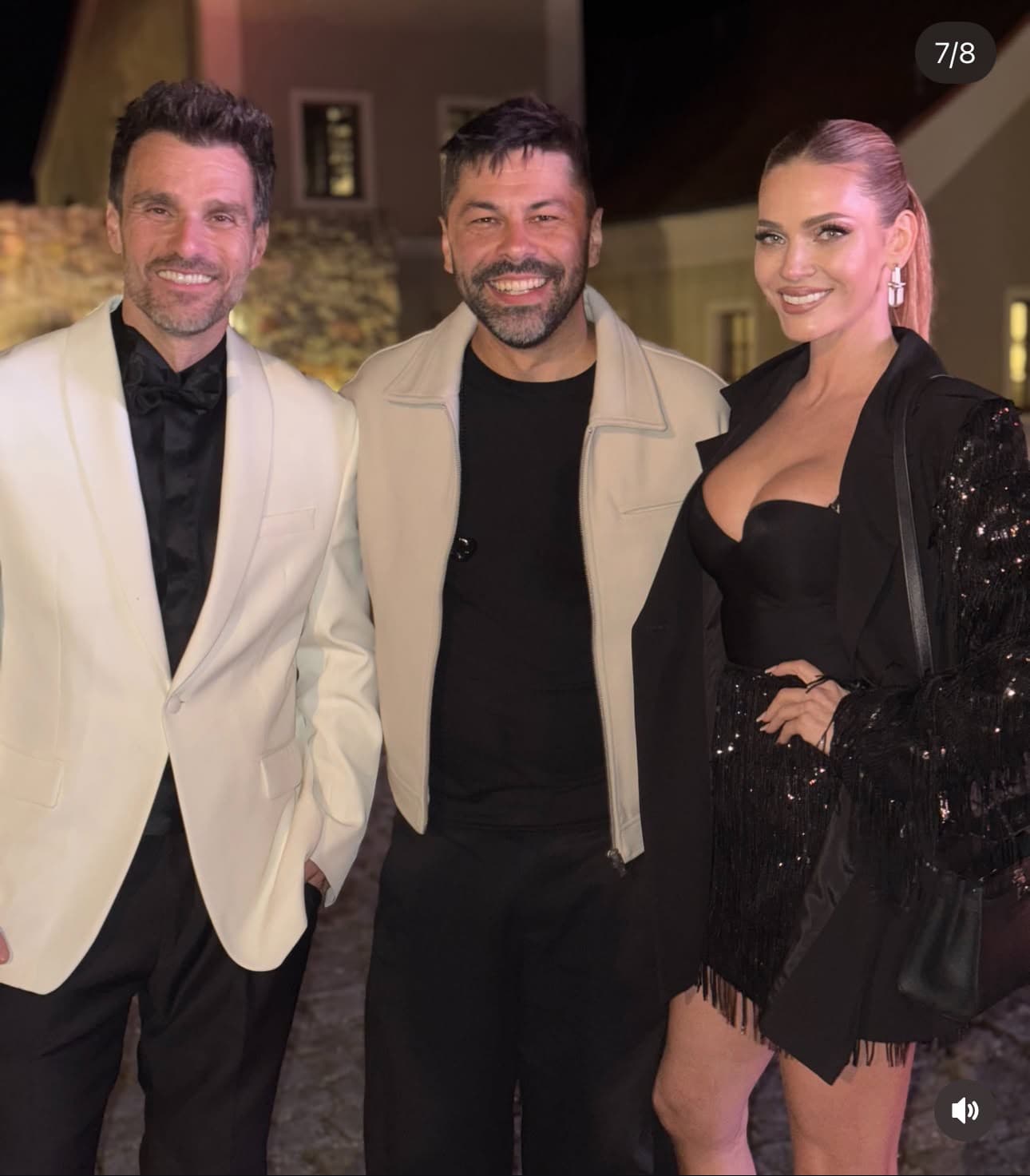 Oslava 50. narodenín moderátora Leoša Mareša, Leoš Mareš, Adam Ďurica, Andrea Verešová