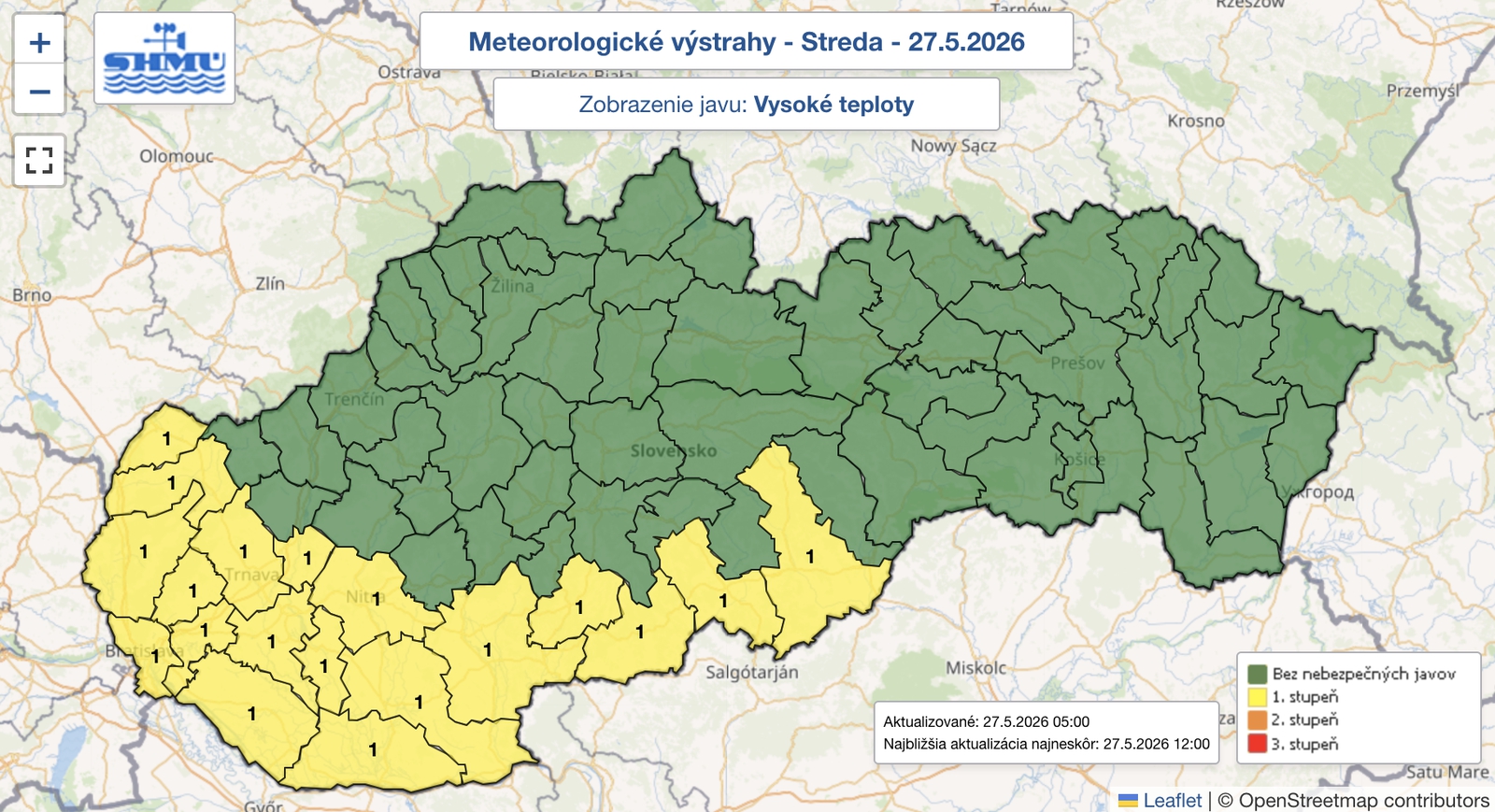 Meteorológovia upozorňujú: Výstrahy pred