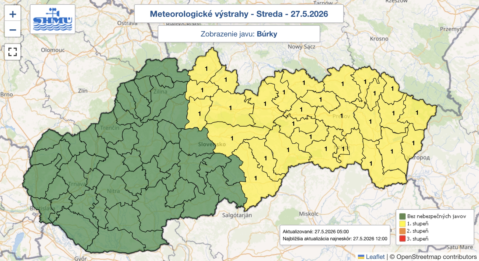 Meteorológovia upozorňujú: Výstrahy pred
