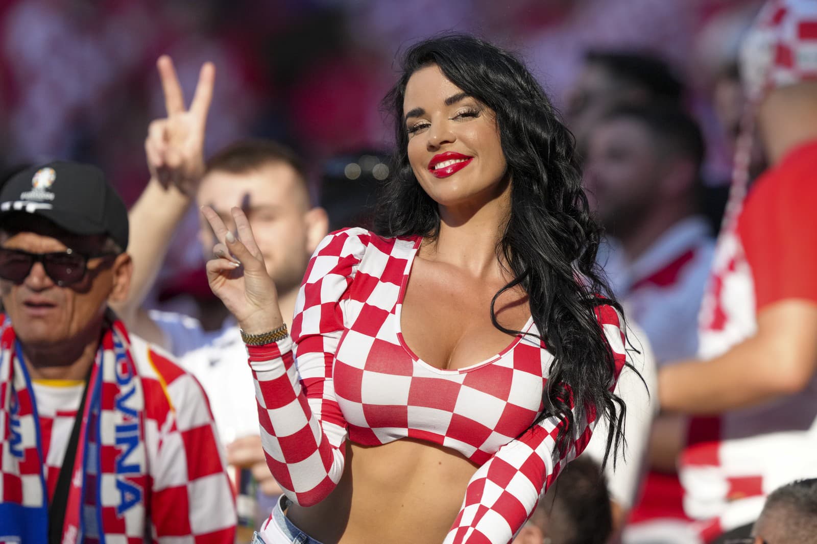Chorvátska fanúšička Ivana Knoll