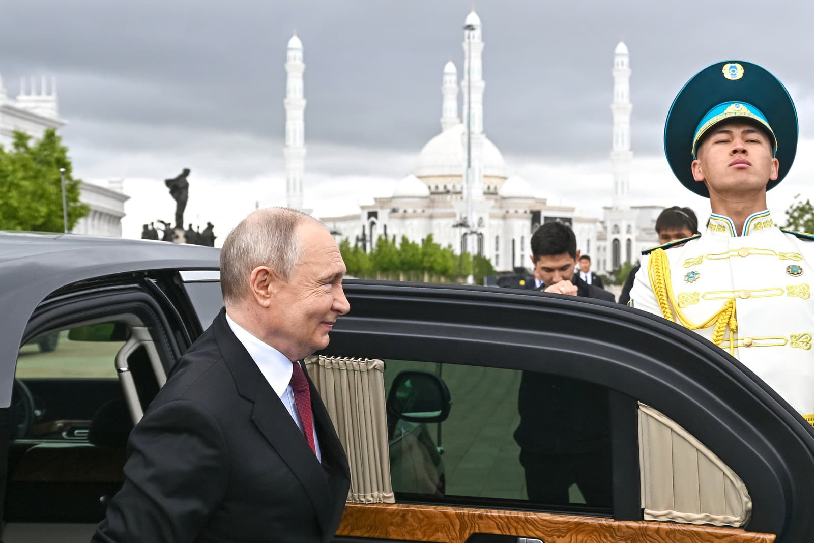 Putin na návšteve Kazachstanu.