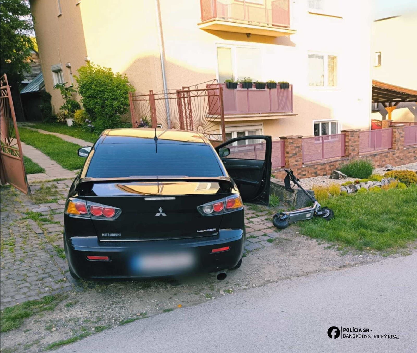 HROZIVÁ nehoda na strednom