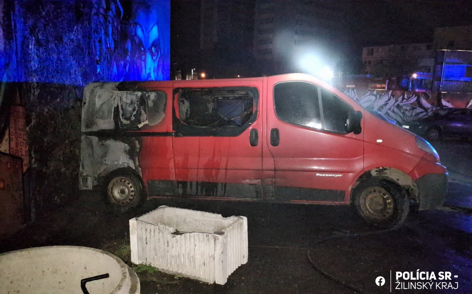 Polícia objasnila požiar auta v Žiline