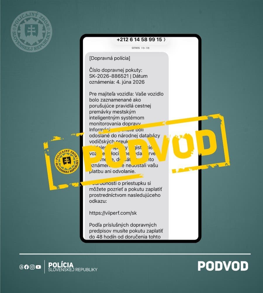 Nebezpečný PODVOD sa šíri