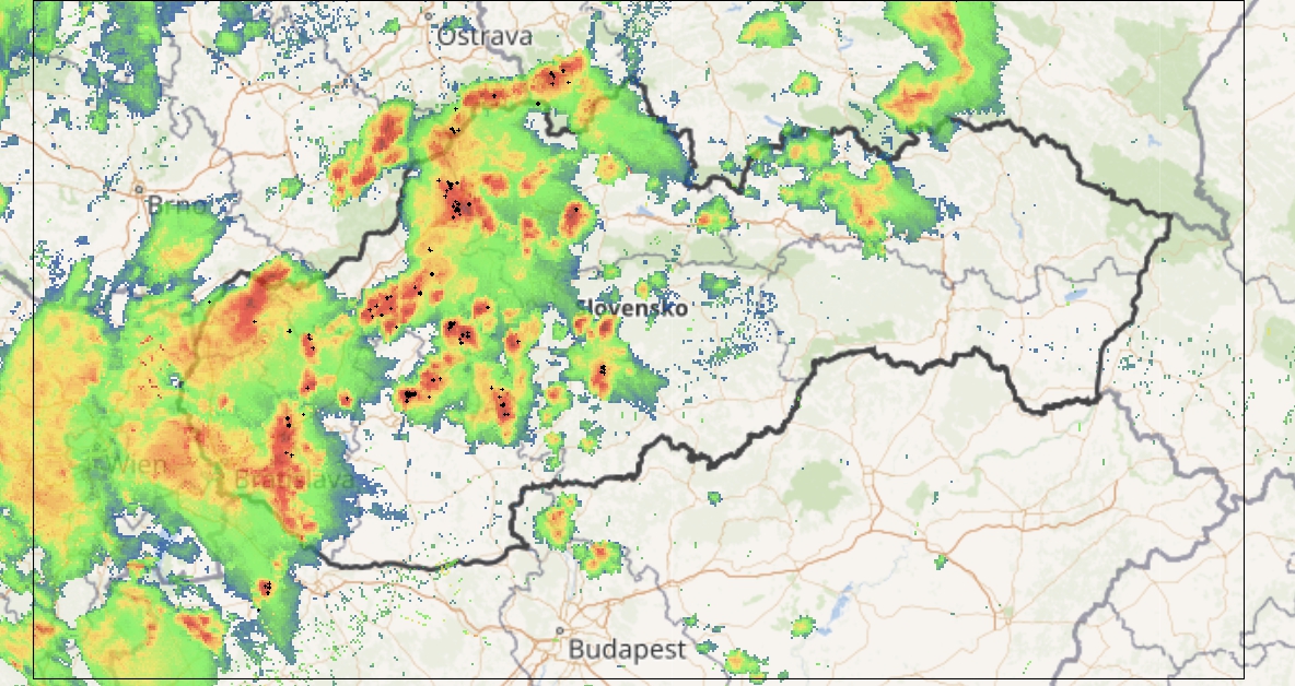 MIMORIADNE varovanie meteorológov: Zoznam