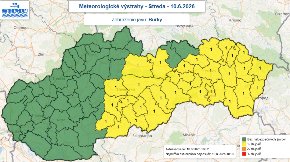 Počasie na Slovensku šalie!