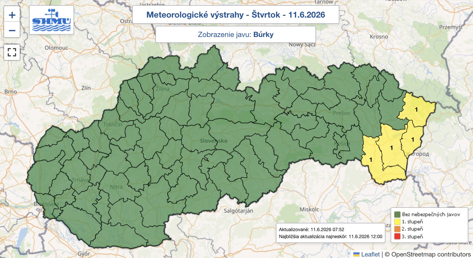 Meteorológovia varujú: Búrky a