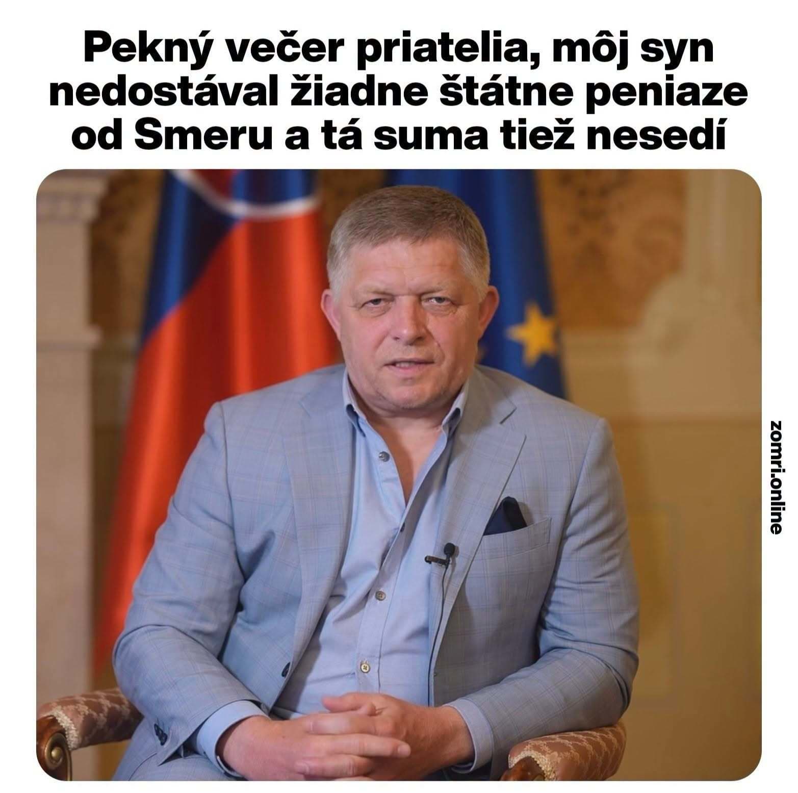 Jediná návšteva vysmiatej Ficovej