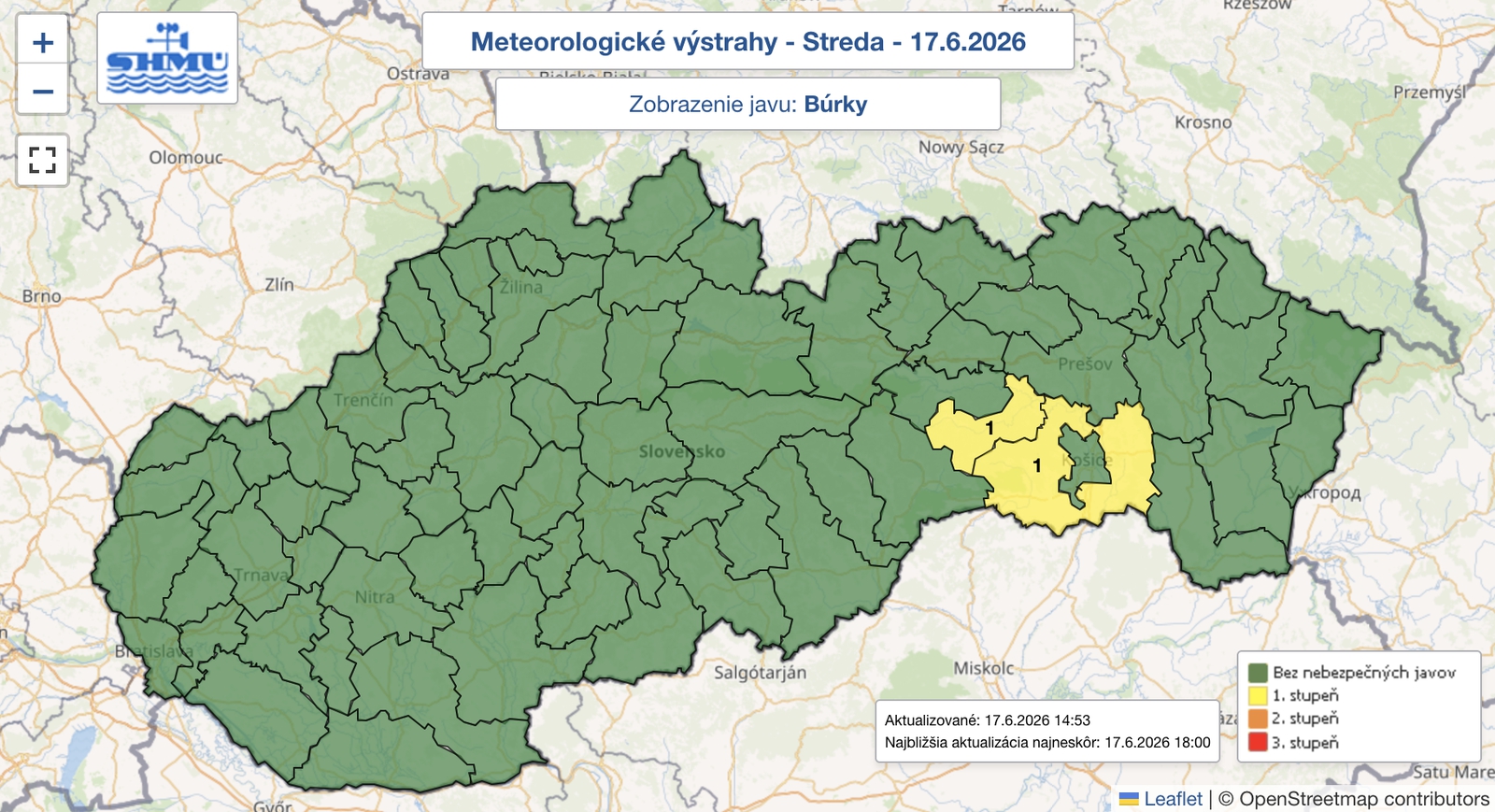 Meteorológovia varujú: Na východe