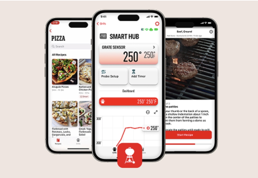 S aplikáciou Weber Connect grilujú aj amatéri ako šéfkuchári
