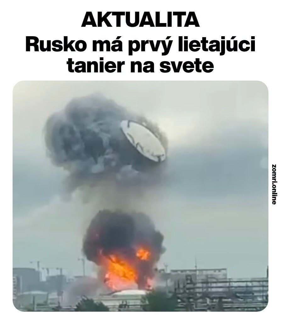 Odpálený dekel, lietajúci TANIER