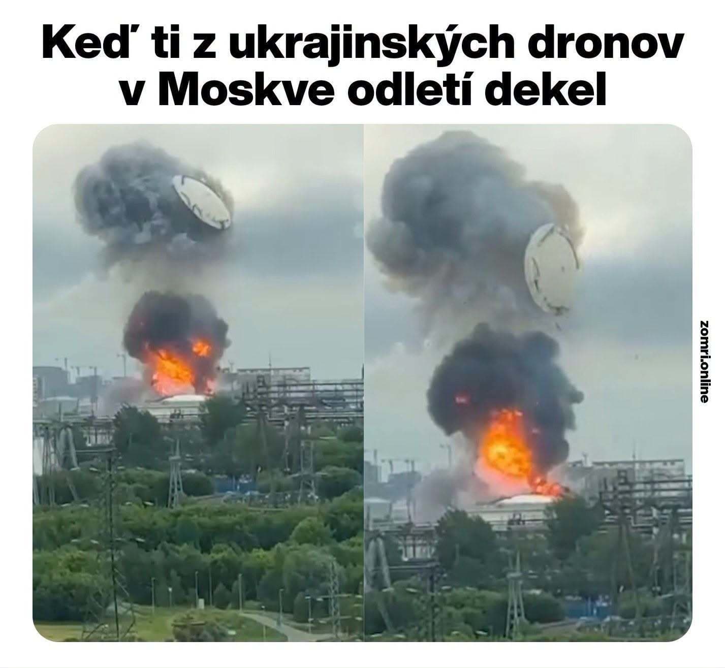 Odpálený dekel, lietajúci TANIER
