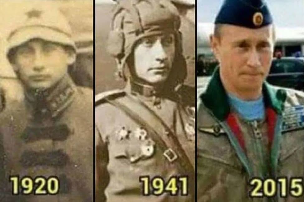 Fotky z minulého storočia vyzerajú tak, akoby na nich bol Vladimir Putin.