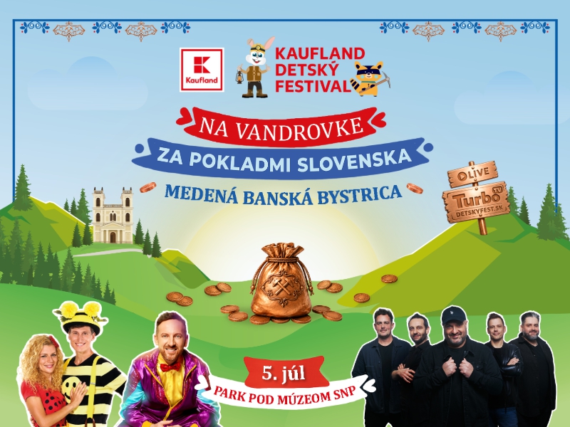 Kaufland Detský festival pozýva malých aj veľkých pod Urpín.