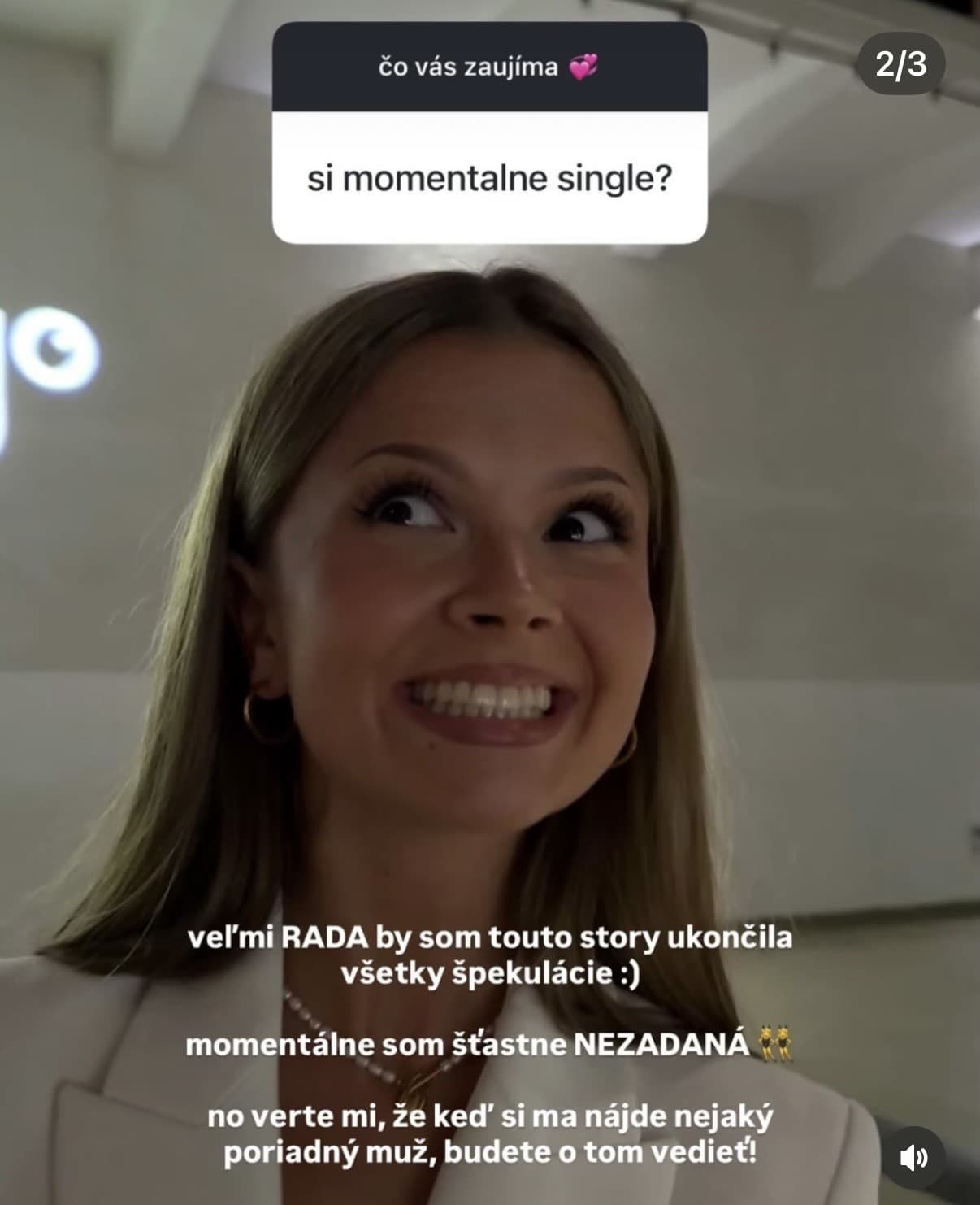 Chiara Fujaková oznámila, že už netvorí pár s Oskarom Baramim. 