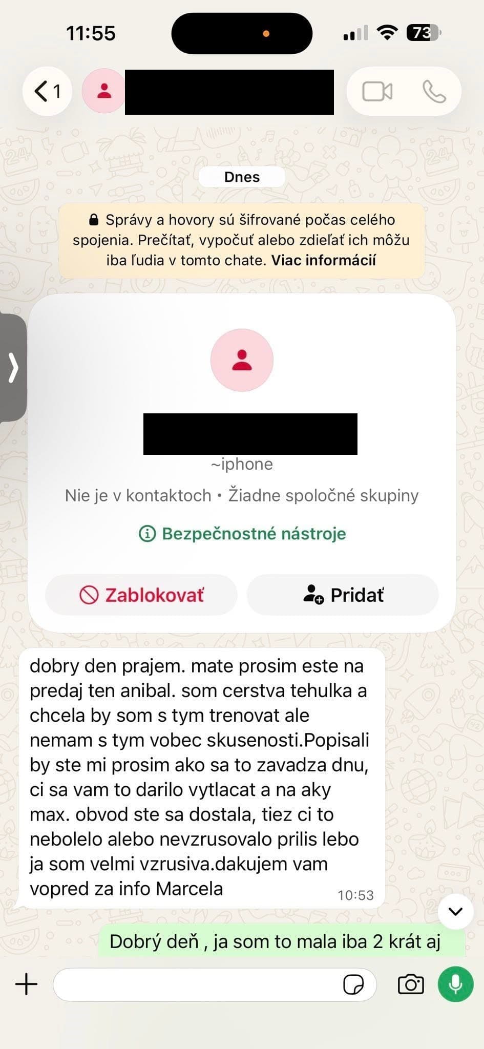 Žena chcela na internete