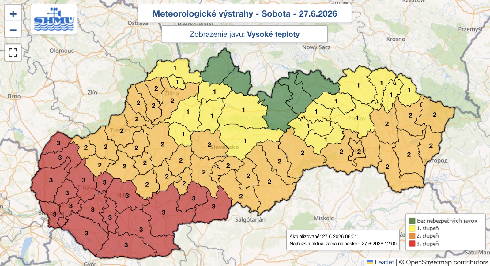 Takémuto víkendu Slováci ešte