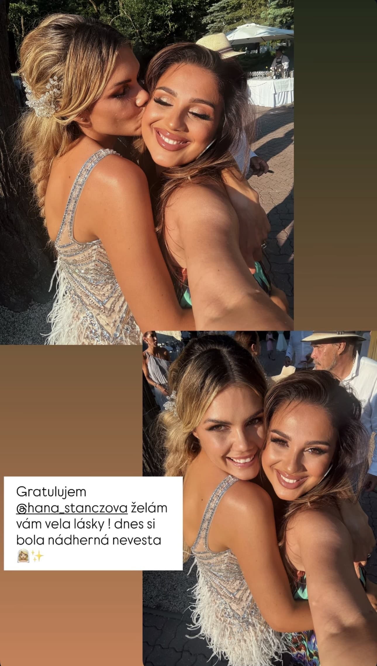 Svadba podnikateľky a influencerky Hany Stanczovej.