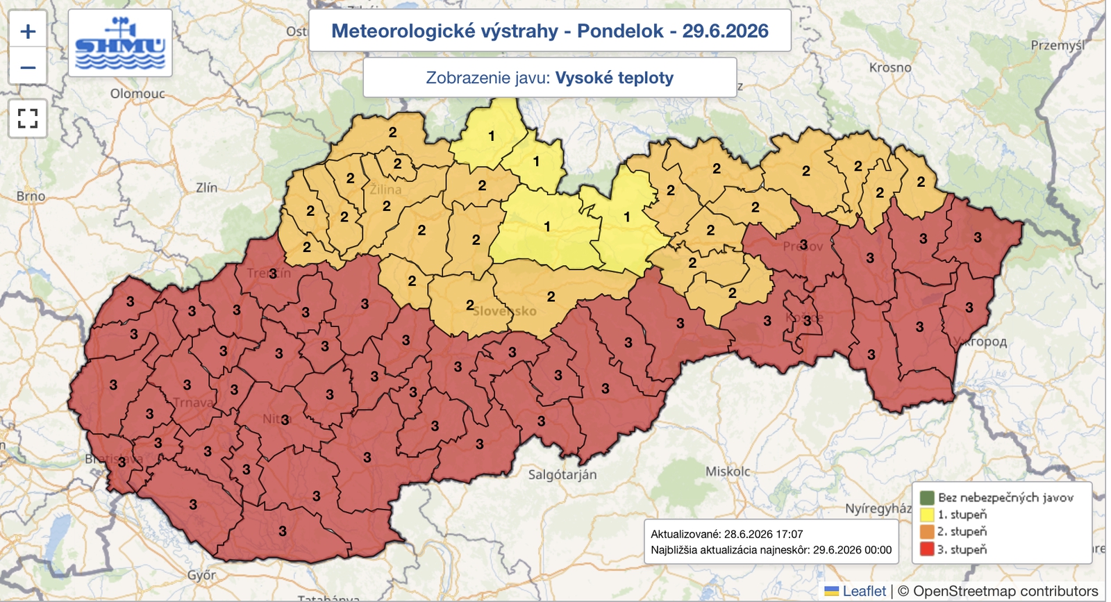 Pekelné teploty neprestávajú: Aj