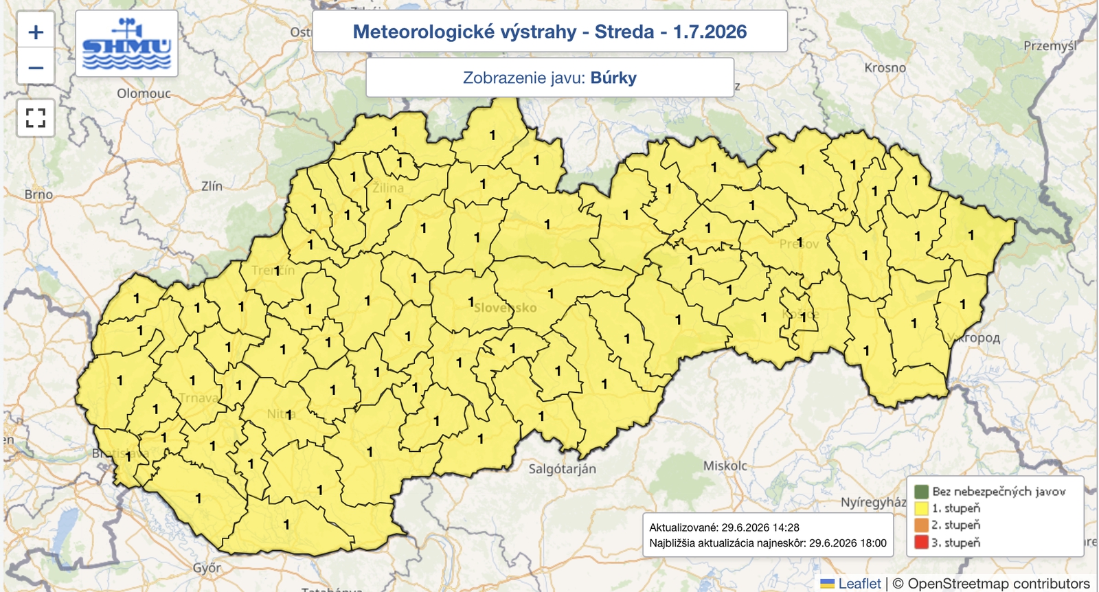 Po extrémnych horúčavách príde