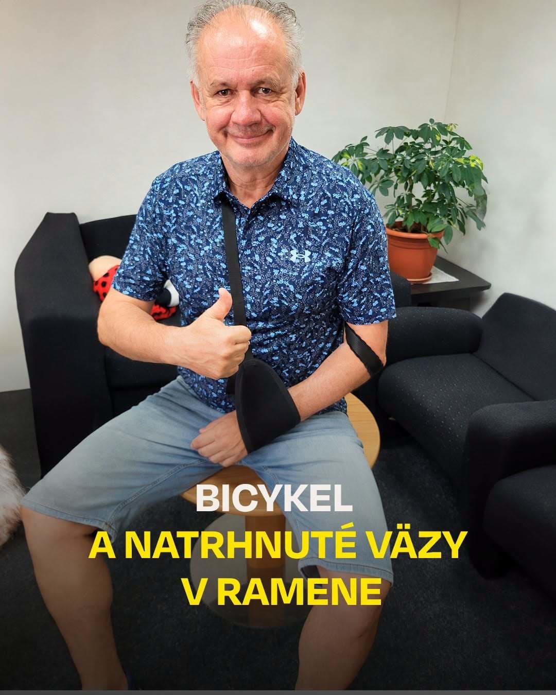 Andrej Kiska mal nehodu