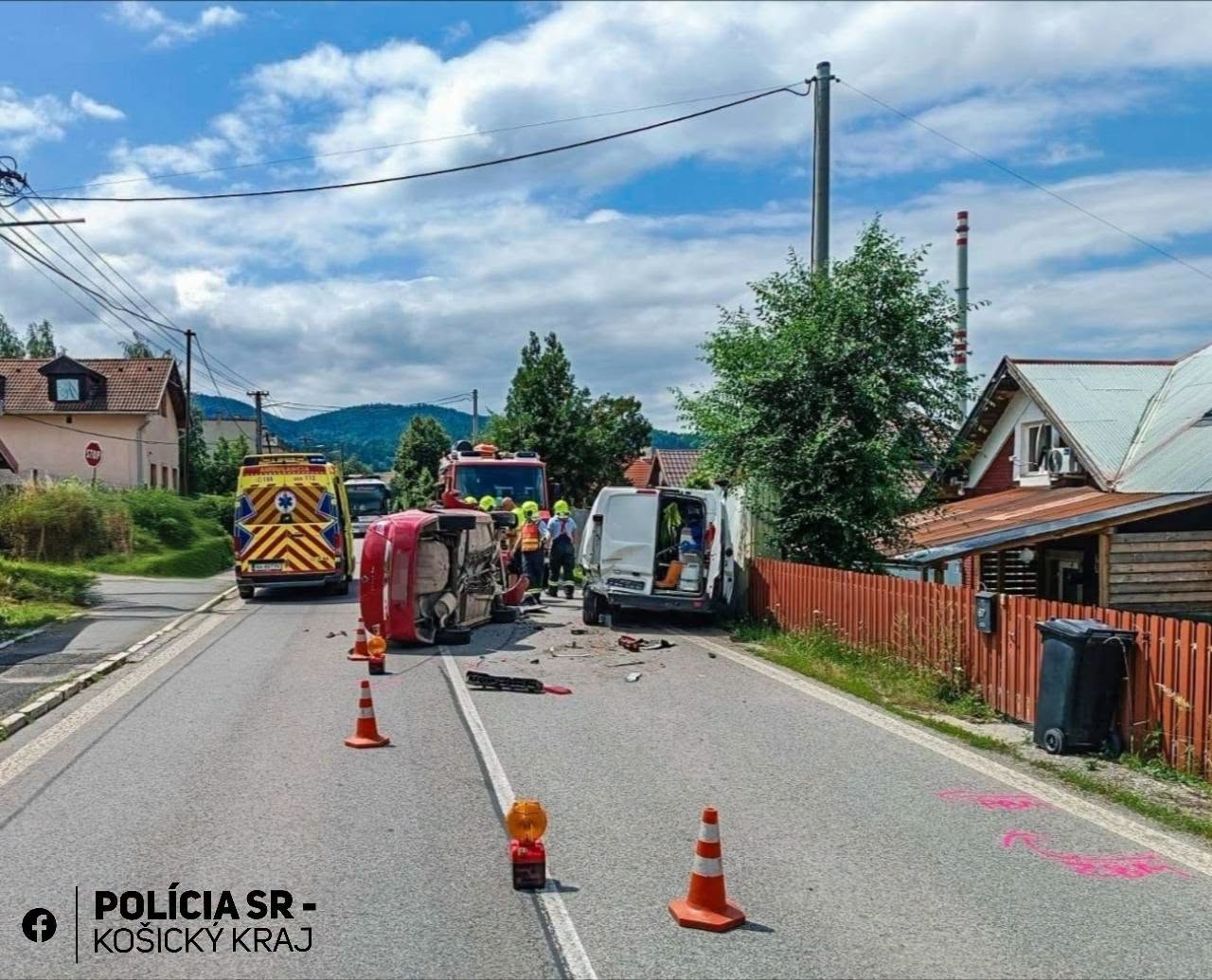 Vážna nehoda v Krompachoch!